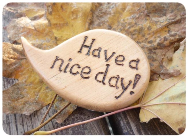 Have a good day image leaves download free