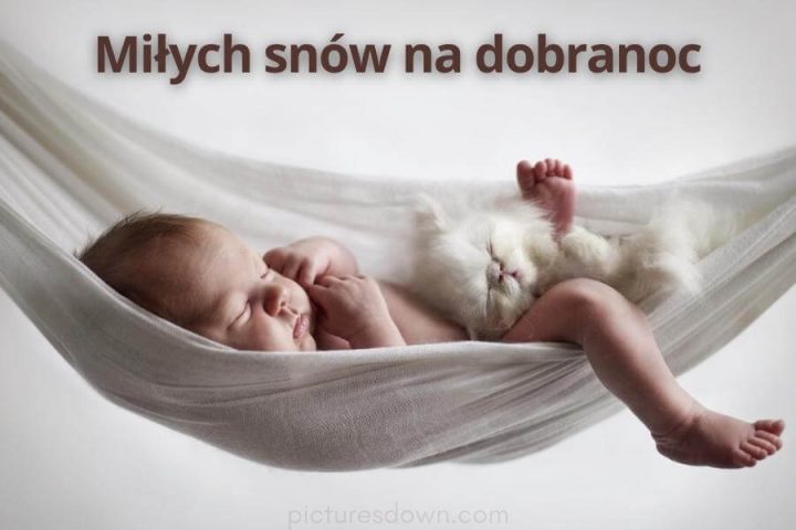 Kartki na dobranoc dziecko do pobrania za darmo