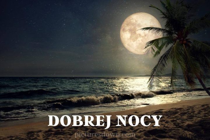 Kartki na dobranoc krajobraz do pobrania za darmo