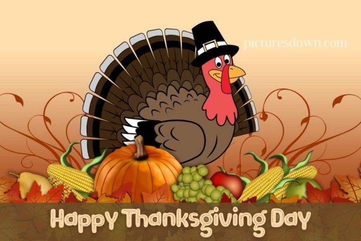 Thanksgiving images cute turkey free download - Picturesdown