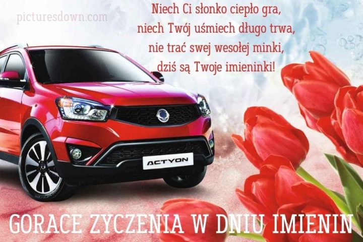 Kartki imieninowe darmowe jeep do pobrania za darmo