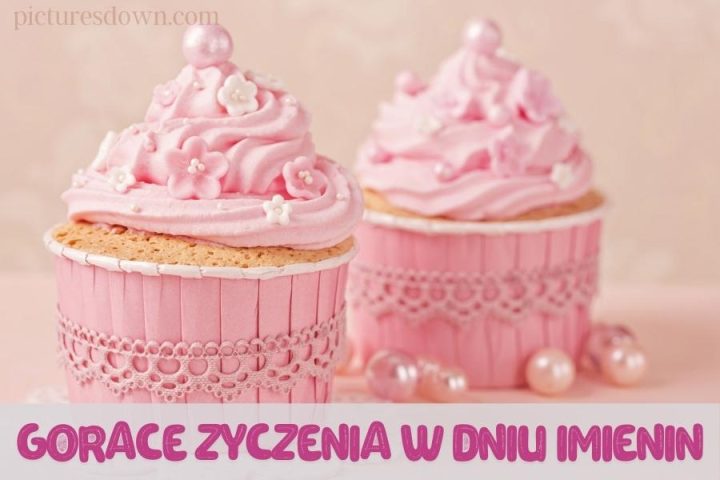 Kartki imieninowe darmowe dwie babeczki do pobrania za darmo