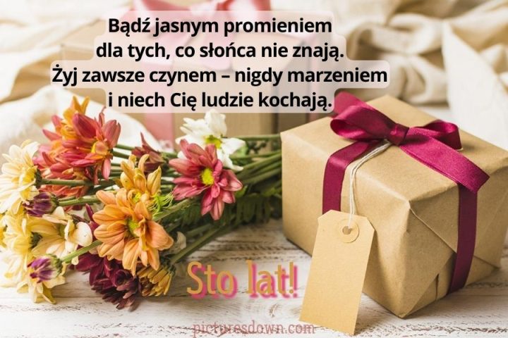 Kartki życzenia urodzinowe piękny prezent do pobrania za darmo