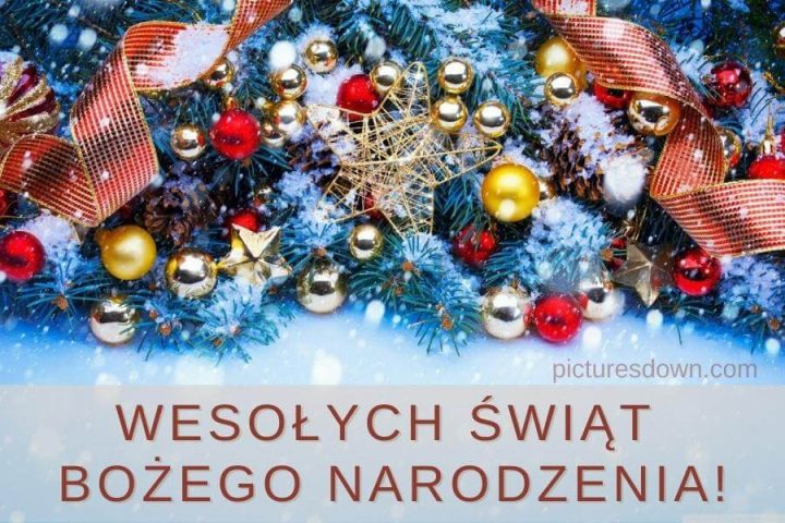 Kartka bożonarodzeniowe gwiazda do pobrania za darmo