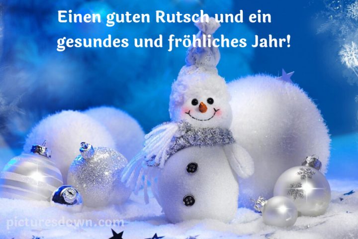 Silvester bilder kostenlos Schneemann und Schneebälle herunterladen online