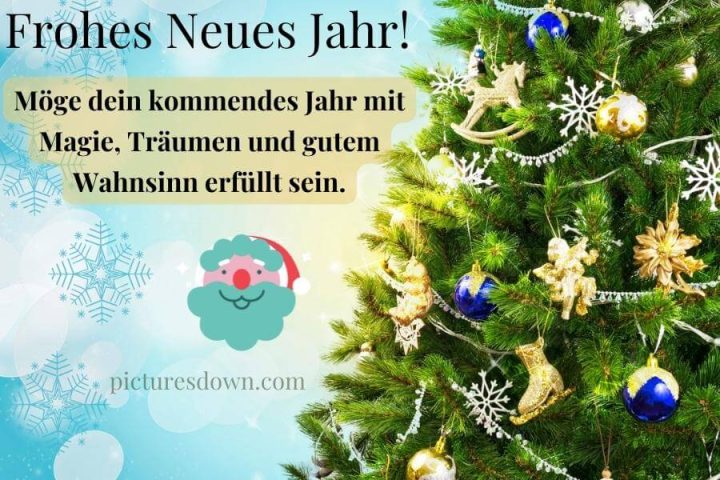 Silvester bilder kostenlos Weihnachtsbaum mit Dekorationen herunterladen online