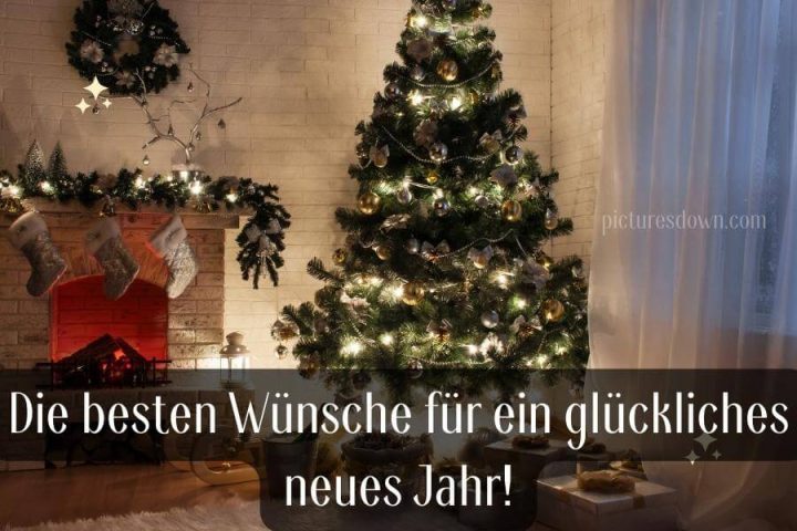 Silvester bilder kostenlos Baum und Kamin herunterladen online