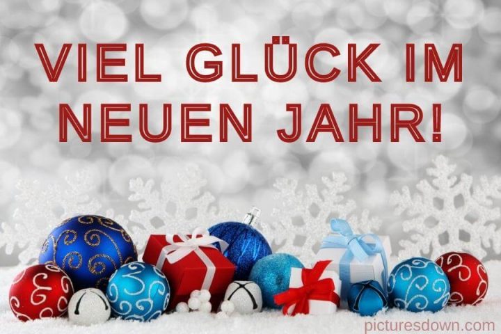 Silvester bilder kostenlos Spielzeug und Schneeflocken herunterladen online