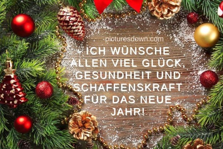 Silvester bilder kostenlos Tannenzapfen und Spielzeug herunterladen online