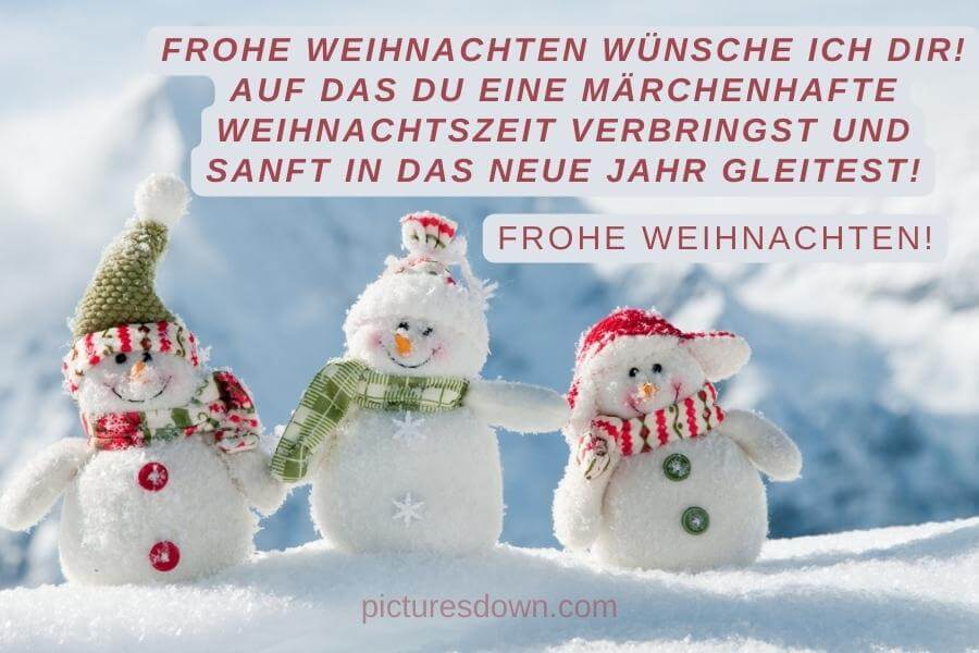 Frohe weihnachten bilder kostenlos Schneemänner herunterladen online