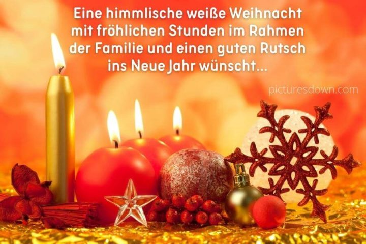 Frohe weihnachten bilder kostenlos rote Kerzen herunterladen online