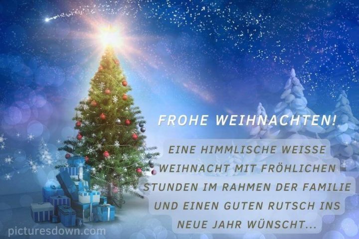 Frohe weihnachten bilder Baum und Geschenke herunterladen online
