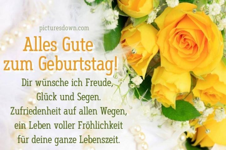Geburtstag bilder kostenlos Rosenstrauß herunterladen