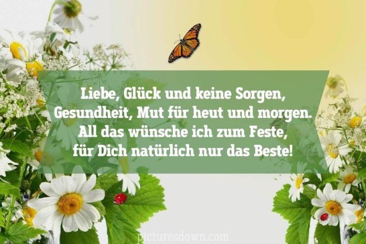 Geburtstag bilder kostenlos Erdbeerblumen herunterladen