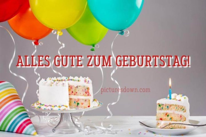 Geburtstag bilder kostenlos Kuchen und Kugeln herunterladen