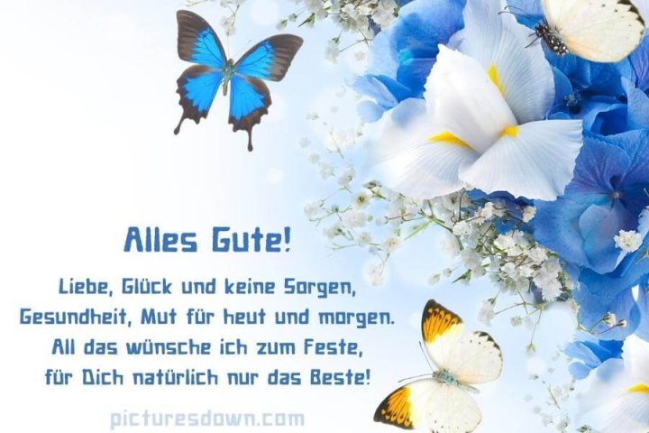 Geburtstag bilder kostenlos drei Schmetterlinge herunterladen