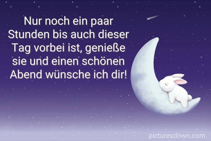 Guten abend bild Monat kostenlos herunterladen