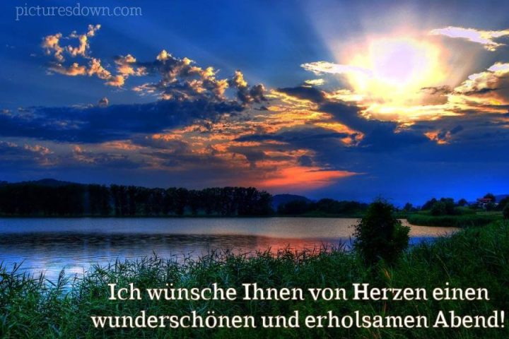 Guten abend bild See kostenlos herunterladen