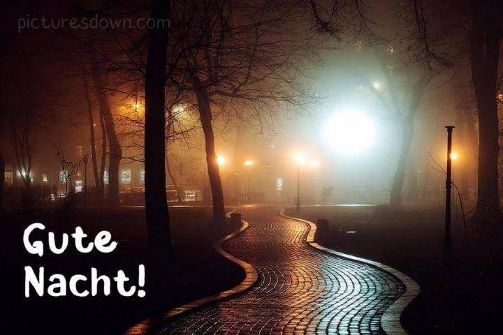 Guten abend bild ein Park kostenlos herunterladen
