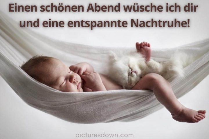 Gute nacht bild Kind kostenlos herunterladen