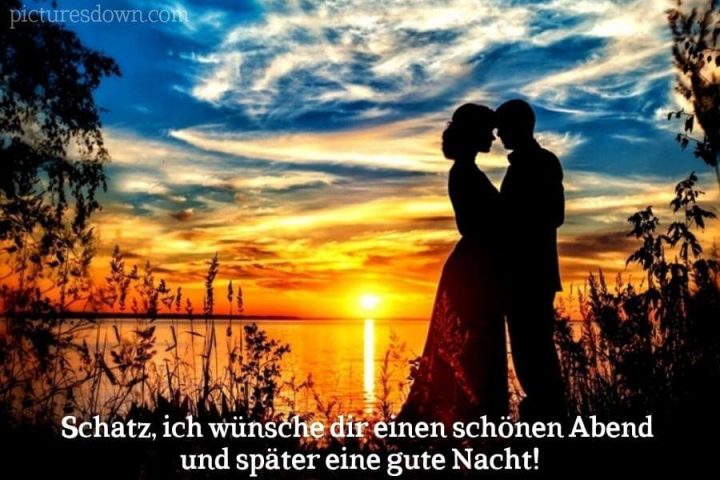 Liebe gute nacht bild kostenlos Sonnenuntergang downloaden
