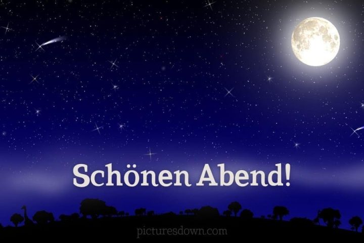 Guten abend bild großer Mond kostenlos herunterladen