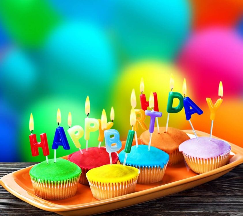 Happy birthday wishes Cupcakes kostenlos herunterladen