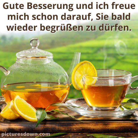 Gute besserung bild Tee kostenlos herunterladen