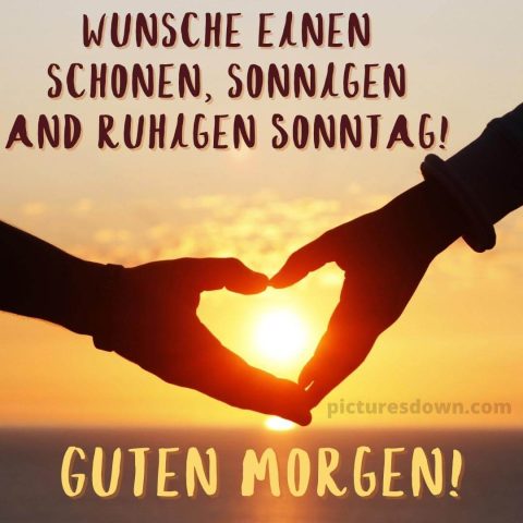 Herz aus Händen guten sonntag bild kostenlos