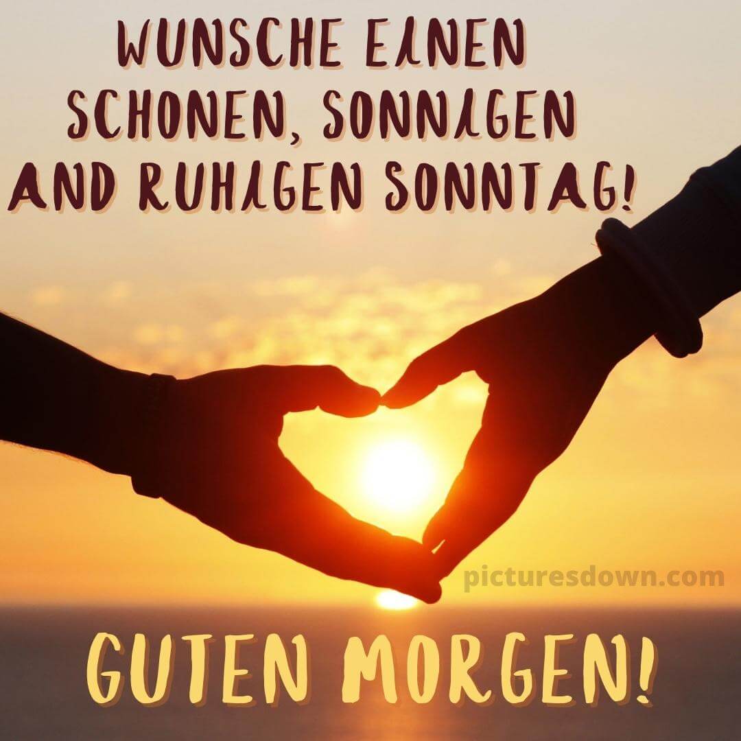 Herz Aus H nden Guten Morgen Sonntag Bild Kostenlos