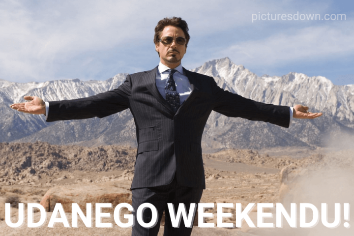 Udanego weekendu obrazek góry do pobrania za darmo