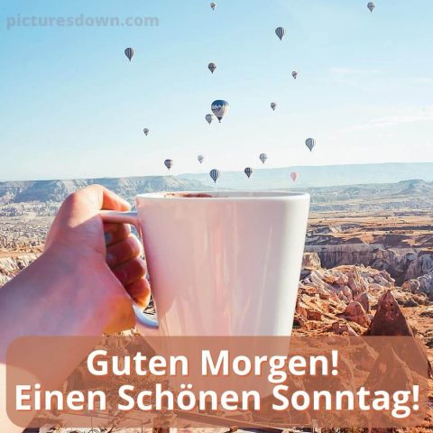 Schönen sonntag bild Luftballon kostenlos herunterladen