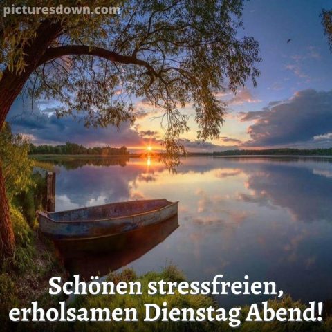 Dienstag abend bild Boot kostenlos herunterladen
