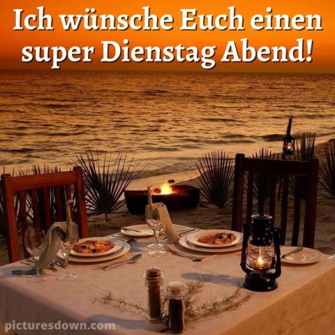 Dienstag abend bild Abendessen kostenlos herunterladen