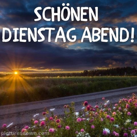 Dienstag abend bild Landschaft kostenlos herunterladen