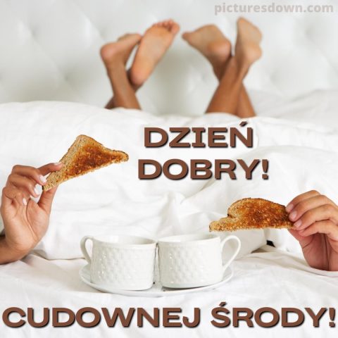 Kartka miłosne na środę śniadanie do pobrania za darmo