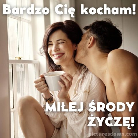 Kartka miłosne na środę zakochani do pobrania za darmo