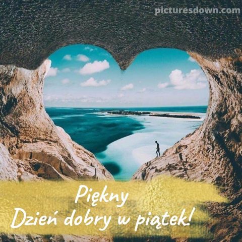 Kartka miłosne kocham cie na piątek morze do pobrania za darmo