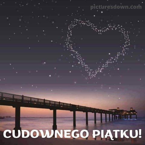 Kartka miłosne kocham cie na piątek gwiazdy do pobrania za darmo