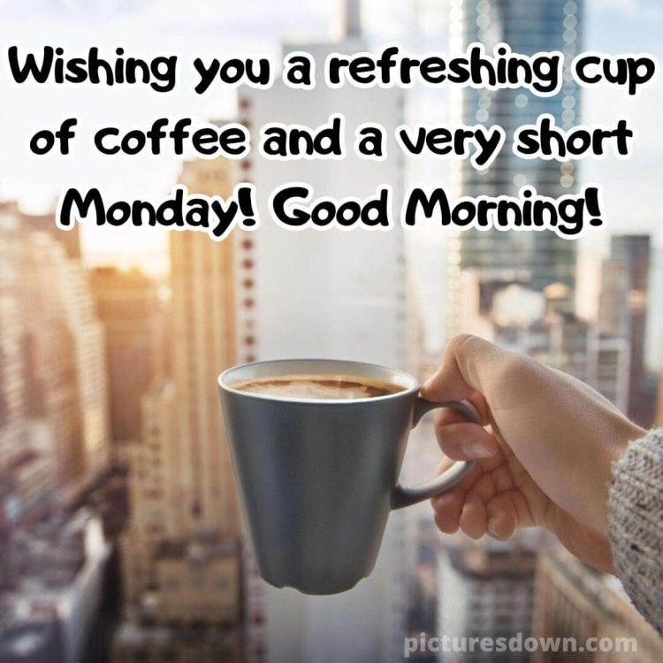 Good morning monday coffee image panorama free download
