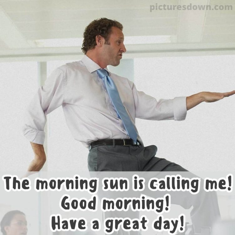 Good morning monday funny picture office worker free download