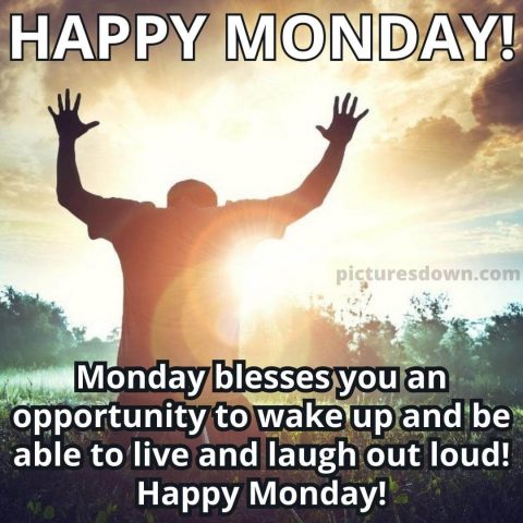 Beautiful happy monday image prayer free download