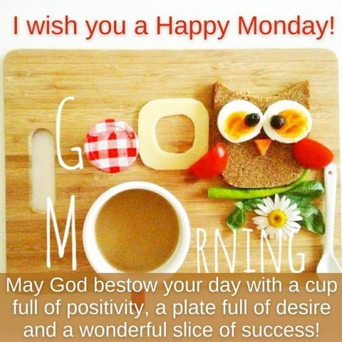 Happy monday image coffee breakfast free download
