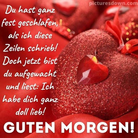 Herz guten morgen bild Anhänger kostenlos