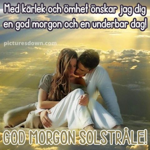 Godmorgon älskling bild moln ladda ner gratis