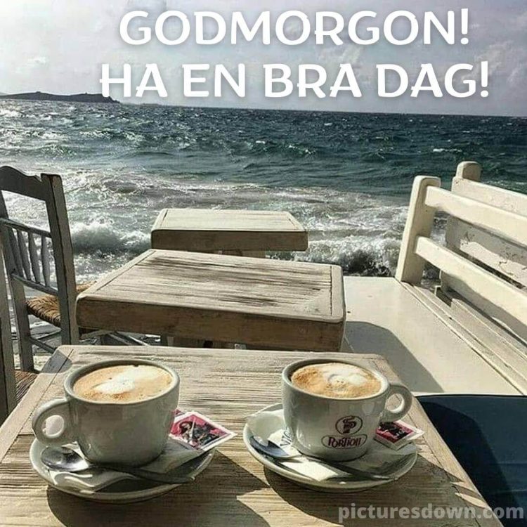 God morgon kaffe bild vågor ladda ner gratis