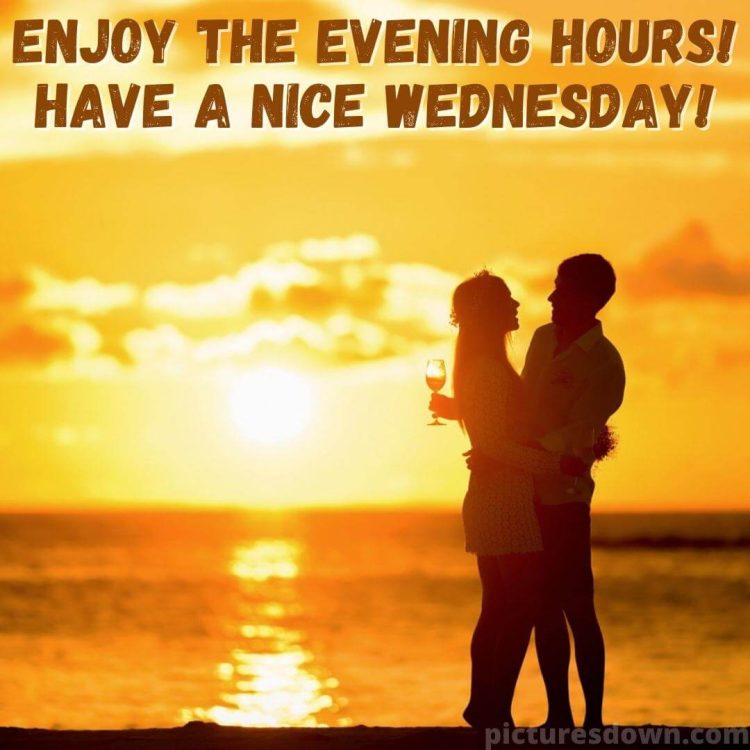 Good evening wednesday image sunset free download