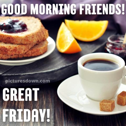 Good morning friday coffee image orange free download