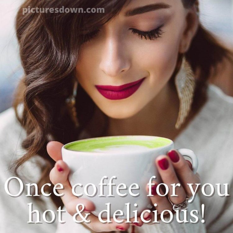 Good morning friday coffee image girl free download