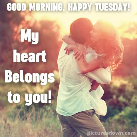 Good morning tuesday love image he and she free download